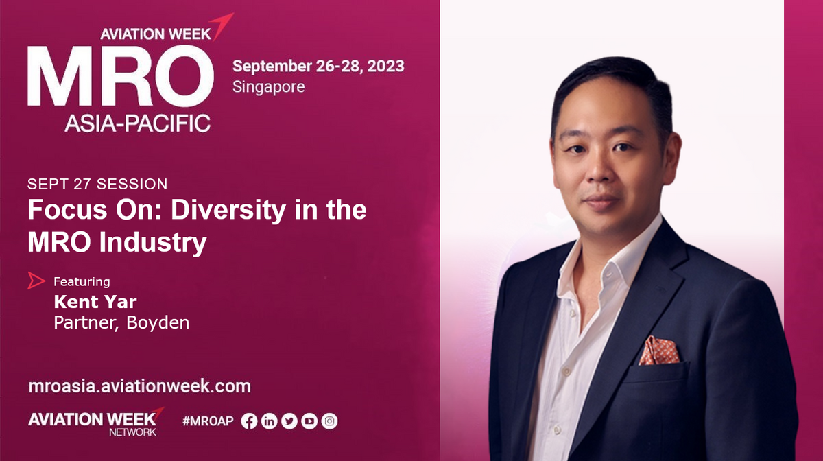 Boyden's Kent Yar Joins Speaker Lineup at MRO Asia Pacific 2023