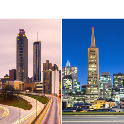 Büroeröffnung in Atlanta und San Francisco.
