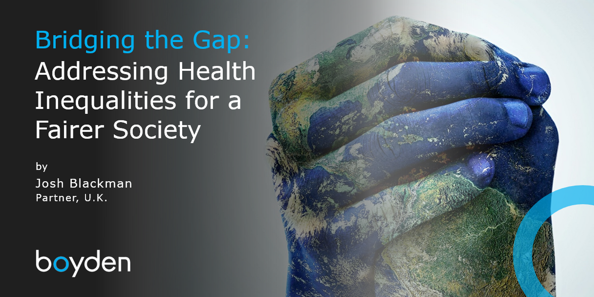 Bridging the Gap: Addressing Health Inequalities for a Fairer Society ...