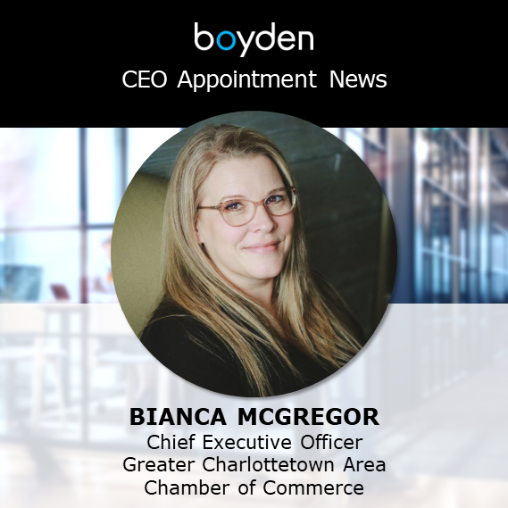 Greater Charlottetown Area Chamber of Commerce Announces New CEO