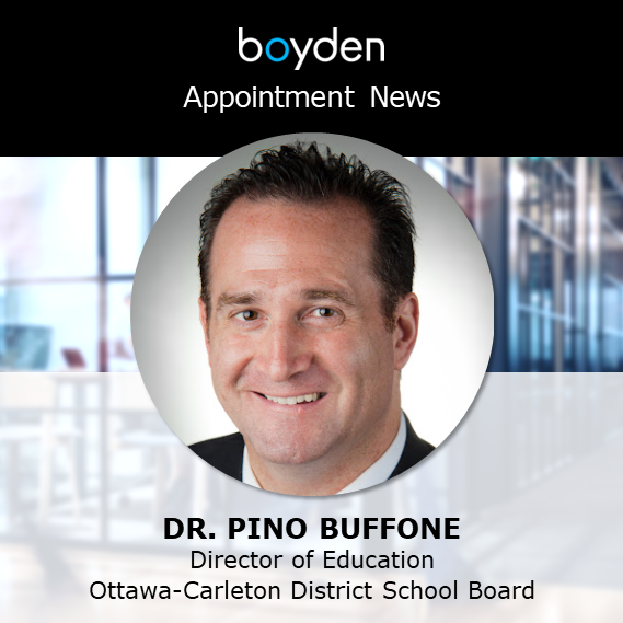 OCDSB Appoints New Director of Education Executive Search Boyden